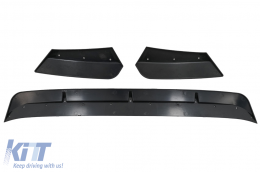 Спойлер на Предна Броня , подходящ за BMW X3 G01 X4 G02 (2018-Up) M Sport Piano Black-image-6088347