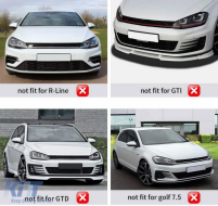 Прожектори за фарове за мъгла подходящи за VW Golf 7 VII (2013-2017)-image-6089505