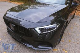 Централна решетка Подходящ за Mercedes CLS-Class C257 (2018-up) GTR Дизайн Piano Black-image-6098173