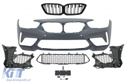 Предна Броня подходяща за BMW 1 Series F20 F21 LCI (2015-06.2019) M2 Дизайн-image-6090684
