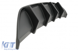 Задна въздушен дифузьор Valance подходящ за Alfa Romeo Stelvio 949 (2016-2020) Черен-image-6091229