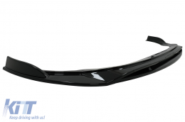 Удължен Спойлер за Предна Броня , подходящ за VW Golf 8 R (2020-) Piano Black-image-6092321