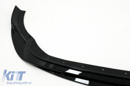 Удължен Спойлер за Предна Броня , подходящ за VW Golf 8 R (2020-) Piano Black-image-6092322