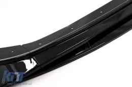 Удължен Спойлер за Предна Броня , подходящ за VW Golf 8 R (2020-) Piano Black-image-6092325