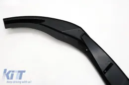 Удължен Спойлер за Предна Броня , подходящ за VW Golf 8 R (2020-) Piano Black-image-6092327