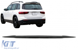 Спойлер на капака на багажника подходящ за Mercedes GLB X247 (2019-up) Piano Black-image-6093182