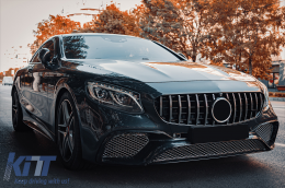 Комплект за тяло, подходящ за Mercedes S-Class Купе C217 Спортна линия (2015-2021) S65 Дизайн-image-6095394