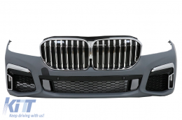 Пълен комплект за каросерия, подходящ за BMW 7 Series G12 (2015-2019) Преобразуване в G12 LCI 2020 Дизайн-image-6092696