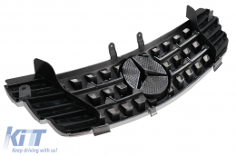Централна Предна Решетка подходяща за Mercedes ML W164 (2005-2008) Хром-image-6091368