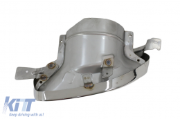 Дифузьор на Задна Броня с накрайници за ауспух, подходящ за BMW Серия 4 G22 G23 M Sport (2020-нагоре) M440i Дизайн Хром-image-6094362