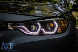 Предна Броня подходяща за BMW 3 Series F30 F31 (2011-2019) M-Technik Дизайн Без фарове за мъгла-image-6094052