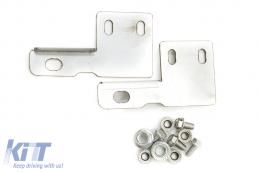 Накрайници за ауспух подходящи за BMW 5 Series F10 F11 (2011-2017) M5 LCI дизайн Черен-image-6095060