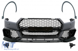 Предна Броня , подходяща за Audi Q5 SUV FY Standard (2017-2020) RS Дизайн-image-6096706
