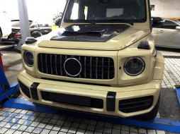 Капак на капака, подходящ за Mercedes G-Class W463 Facelift (2018-2022) Сух карбон-image-6095687