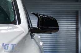 Калъфи за огледала , подходящи за BMW X3 G01 X3 G08 X4 G02 X5 G05 X6 G06 X7 G07 (2017-2020) M Sport Дизайн Piano Black-image-6096103