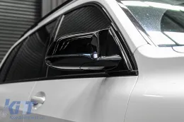 Калъфи за огледала , подходящи за BMW X3 G01 X3 G08 X4 G02 X5 G05 X6 G06 X7 G07 (2017-2020) M Sport Дизайн Piano Black-image-6096104