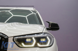 Калъфи за огледала , подходящи за BMW X3 G01 X3 G08 X4 G02 X5 G05 X6 G06 X7 G07 (2017-2020) M Sport Дизайн Piano Black-image-6104873