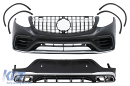 image-5-Комплект за тяло, подходящ за Mercedes GLC Купе C253 (2015- 07.2019) C63 Дизайн
