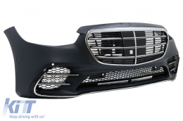 Предна Броня, подходяща за Mercedes S-Class W223 Лимузина (2020-up) Спортна линия Дизайн-image-6096880