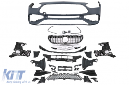 Предна Броня подходяща за Mercedes C-Class W206 S206 (2021-Up)-image-6096909