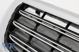 Предна Решетка подходяща за Mercedes S-Class W222 (2014-08.2020) S63 S65 Дизайн Хром-image-6096808