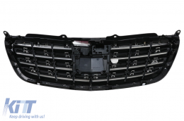 Предна Решетка подходяща за Mercedes S-Class W222 (2014-08.2020) S63 S65 Дизайн Хром-image-6096809