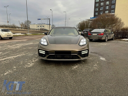Пълен комплект за каросерия, подходящ за Porsche Panamera I 970 Хечбек (2010-2013) Преобразуване в 971 Турбо S Look-image-6099489