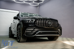 Комплект за тяло, подходящ за Mercedes GLE W167 SUV Спортна линия (2019-Up) GLE 63S Дизайн-image-6096899