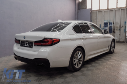 Пълен комплект за каросерия, подходящ за BMW Серия 5 G30 (2017-2019) M-Tech Дизайн Conversion към G30 LCI 2020 Дизайн-image-6104167