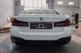 Пълен комплект за каросерия, подходящ за BMW Серия 5 G30 (2017-2019) M-Tech Дизайн Conversion към G30 LCI 2020 Дизайн-image-6104170