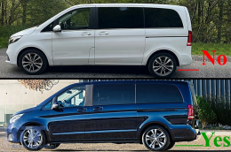 Пълен комплект за каросерия, подходящ за Mercedes V-Class W447 (2014-03.2019) 2020 г. Дизайн-image-6111755