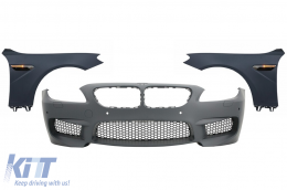 image-19-Front Bumper with Fenders suitable for BMW 6 Series F06 Gran Coupe F12 Cabrio F13 Coupe (2011-2017) M6 Design