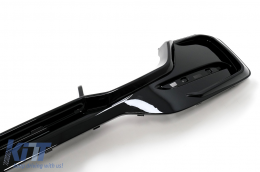 Дифузьор на спойлер на задната броня, подходящ за BMW 1 Series F20 F21 LCI (2015-06.2019) M2 Дизайн-image-6098831