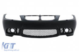 image-17-Front bumper suitable for BMW 3 Series E90 Sedan E91 Touring (2004-2008) Non LCI M3 Design SRA