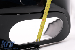 Дефузьор за задна броня с Накрайници за ауспух, подходящи за Mercedes C Class W206 S206 Спортна линия (2021-Up) C43Design-image-6100791