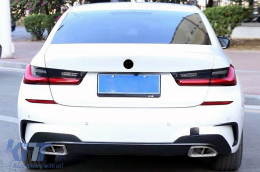 Капаци на Задна Броня, странични перки Flics, подходящи за BMW Серия 3 G20 G28 Седан (2018 г.)-image-6101554