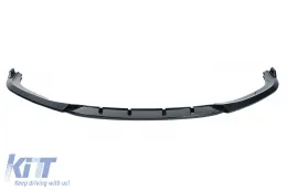 image-8-Front Bumper Spoiler Lip suitable for BMW 5 Series G30 Limousine G31 Touring (2017-2019) M Sport Design Piano Black