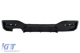 image-35-Rear Bumper Spoiler Valance Diffuser Left Double Outlet suitable for BMW 1 Series F20 F21 LCI (2015-2019) Matte Black