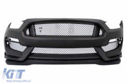 image-74-Front Bumper with S Lip suitable for Ford Mustang Mk6 VI Sixth Generation (2015-2017) GT350 Design