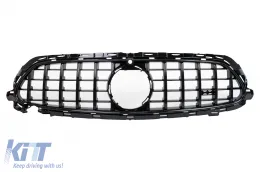 image-54-Central Grille suitable for Mercedes E-Class W213 S213 C238 A238 Facelift (2020-Up) Black