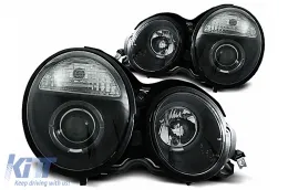 image-17-Angel Eyes Headlights suitable for Mercedes E-Class W210 S210 (1995-05.1999) Black