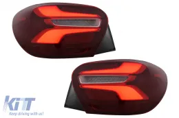 image-29-LED Taillights suitable for Mercedes A-Class W176 (2013-08.2015) Red Facelift Design