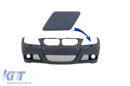 image-45-LEFT SRA Cover Front Bumper suitable for BMW 3 Series E90 E91 LCI (2008-2011) M Tech Design