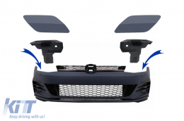 image-23-SRA Covers suitable for VW Golf 7.5 (2017-2020) only for Front Bumper GTI Design