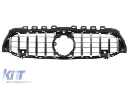 image-30-Central Grille suitable for Mercedes A-Class W177 Hatchback V177 Sedan (04.2018-2022) GT-R Panamericana Design