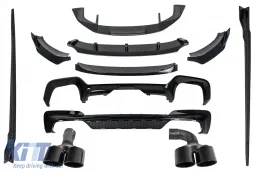 image-41-Aero Body Kit suitable for BMW X3 G01 M Sport (2018-2020) Black Knight Design Piano Black