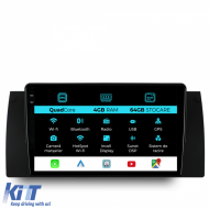 image-12-Navigation for BMW Series 5 E39, X5 E53 (1995-2003), QuadCore, 9 Inch, 4Gb Ram, 64Gb Storage, Carplay