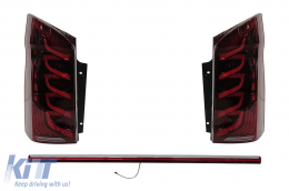image-25-LED Taillights suitable for Mercedes V-Class W447 (2014-2024) Single Rear Door Dynamic Turning Lights