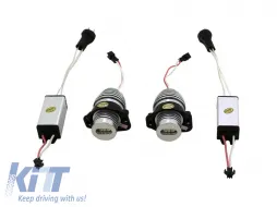 image-73-Red LED lamps autopro suitable for factory angel eyes for BMW Series 3 E90/E91 2005-2008 20W CREE