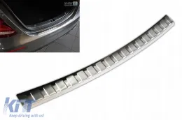 image-17-Avisa rear bumper protector suitable for Mercedes E-Class W213 sedan 2016-2020, chrome
